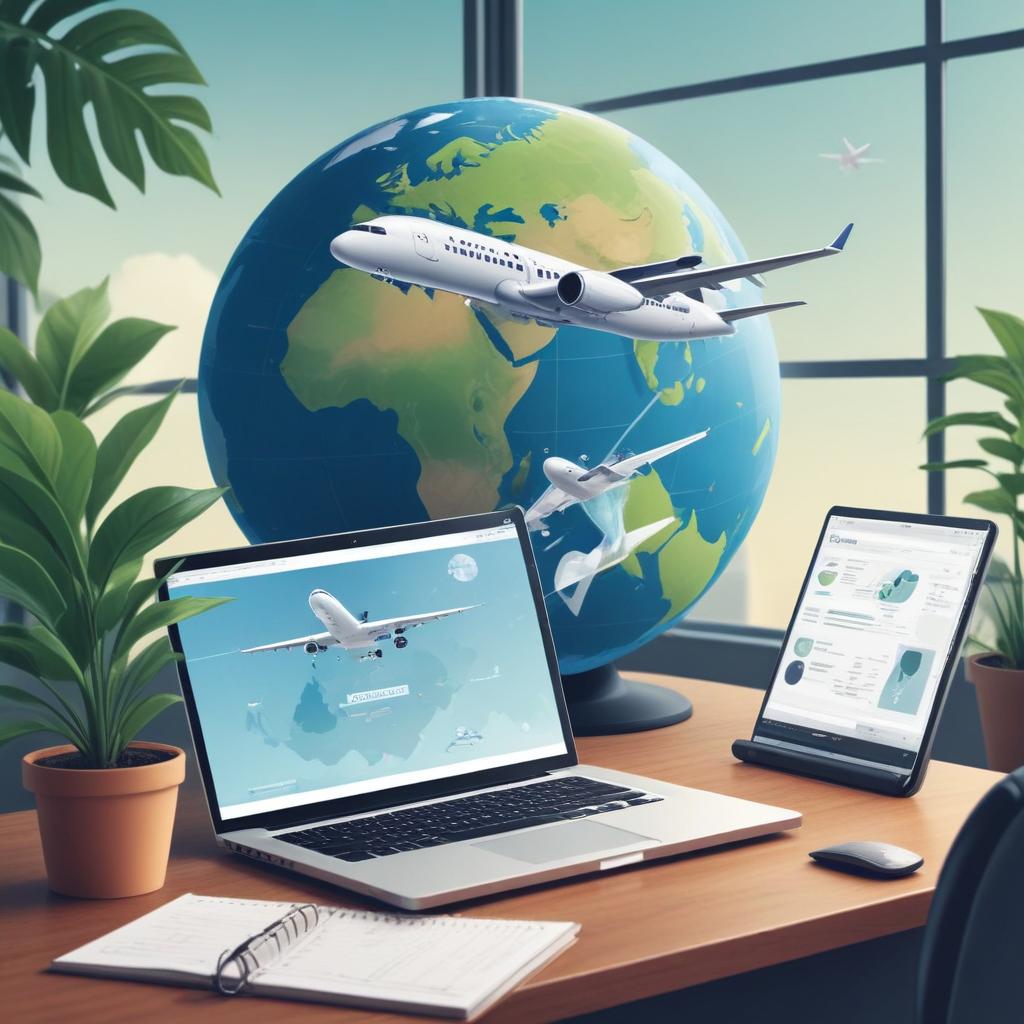 Carbon offset business travel