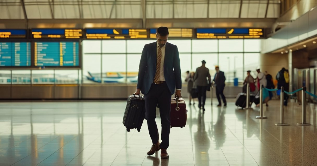Flight delay business travelers