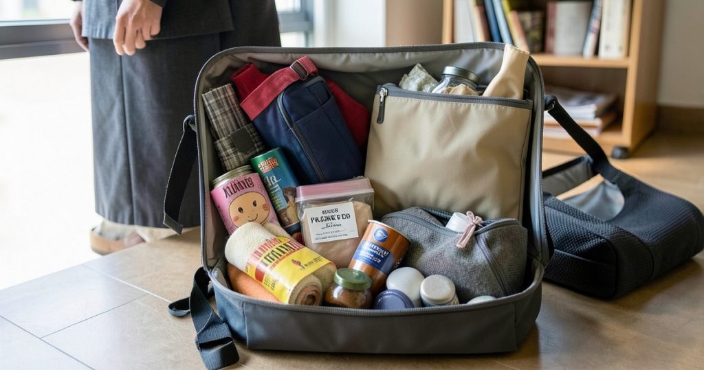 Carry on packing business trip