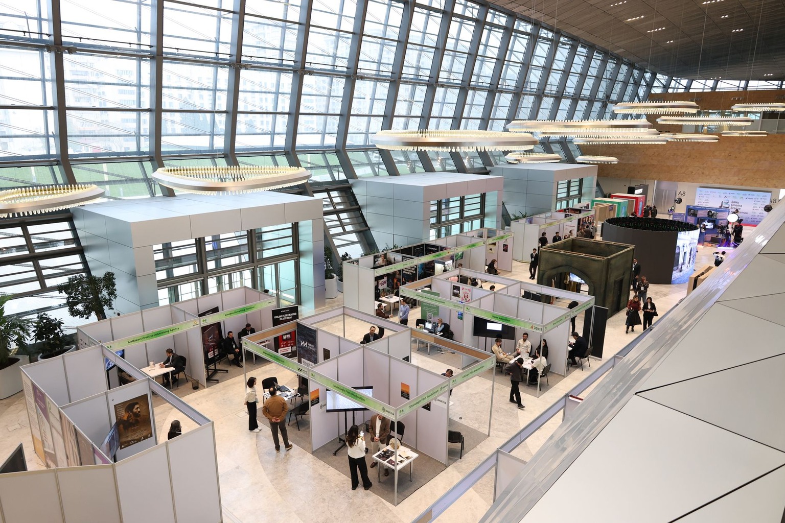 Networking events at international trade expos